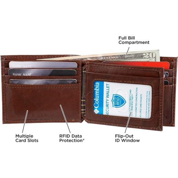 Mens Extra Capacity Slimfold Wallet - Picture 5 of 6